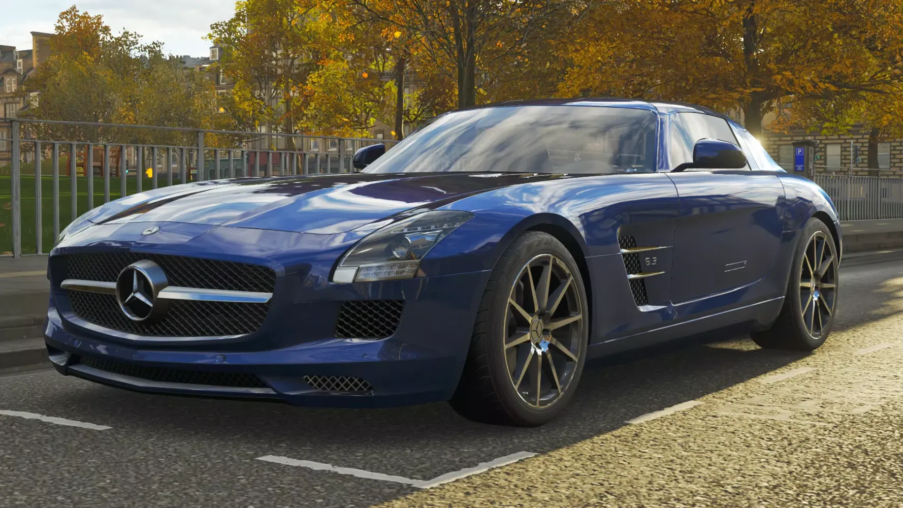 ภาพหน้าจอของ Mercedes SLS Driving Simulator