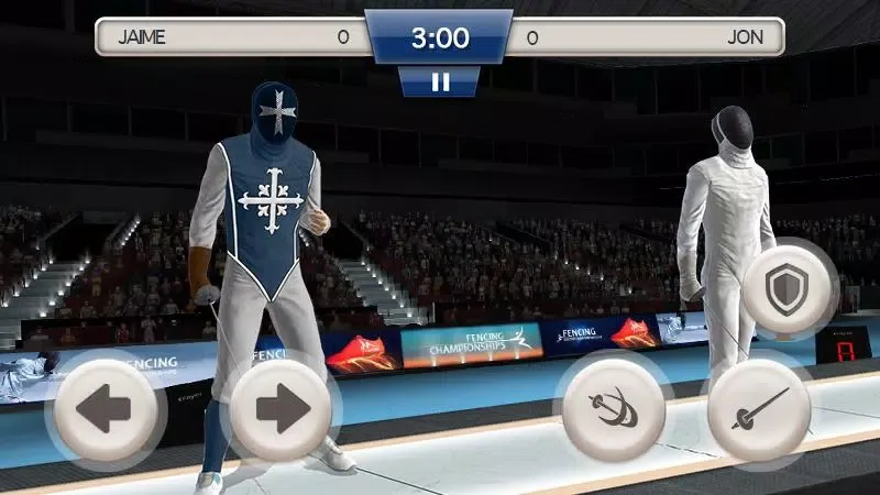 Tangkapan skrin Fencing Swordplay 3D