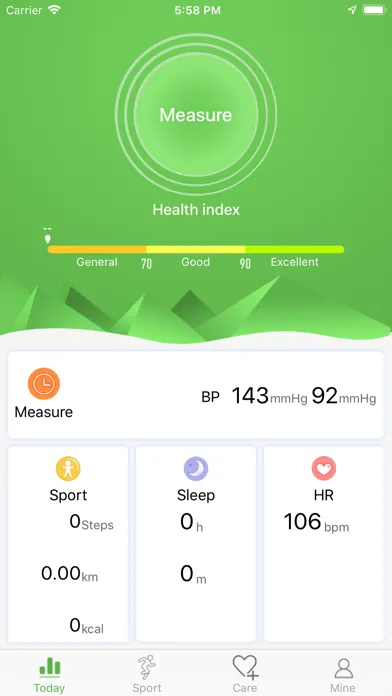 WearHealth سکرین شاٹس