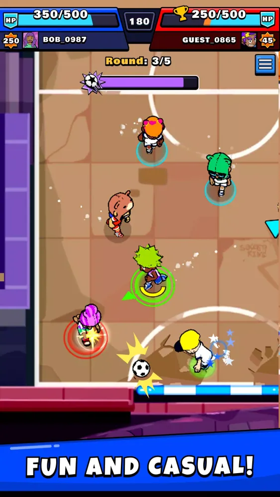 Capturas de pantalla de Soccer Street Masters
