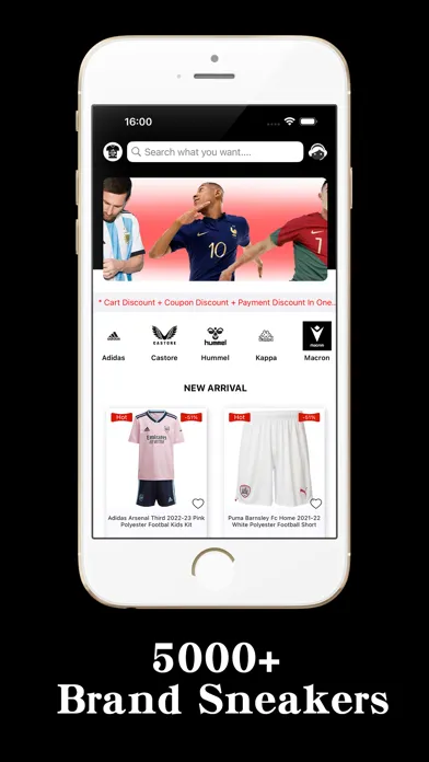 Capturas de tela do Jersey Closet - Buy Team Gear