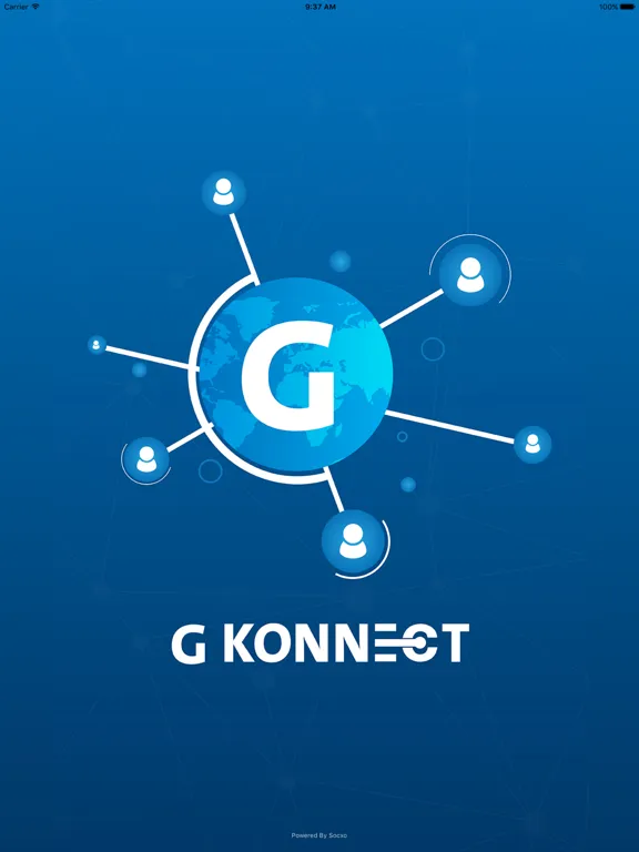 ภาพหน้าจอของ G Konnect iPad 