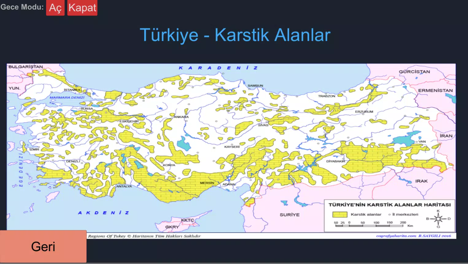 Coğrafya Haritalar TYT-AYT Screenshots