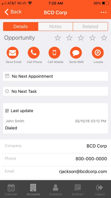Soffront CRM Screenshots