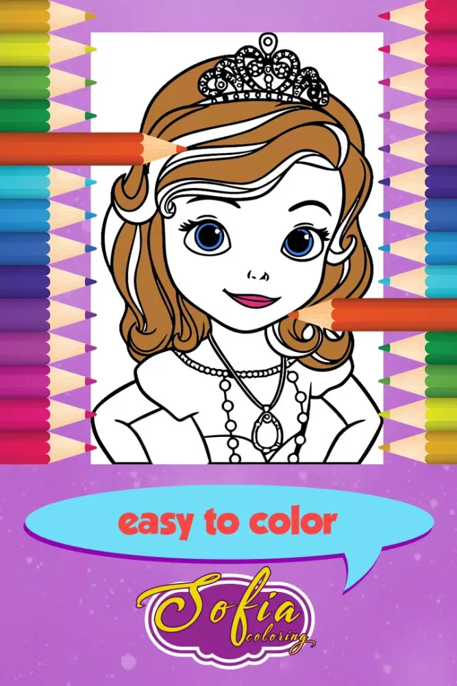 تصاویر Sofia Coloring Game