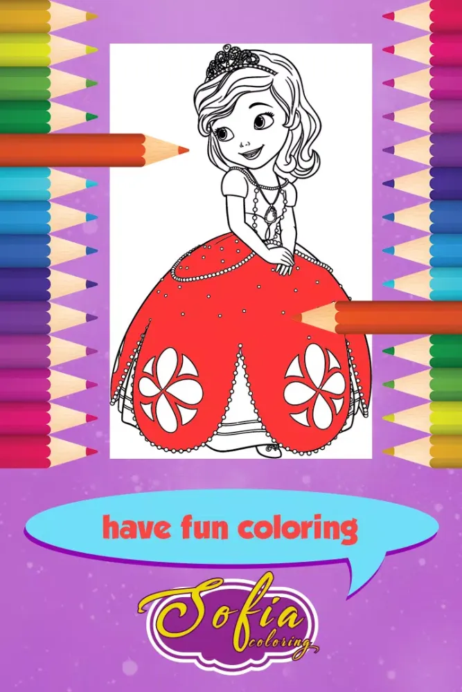 تصاویر Sofia Coloring Game