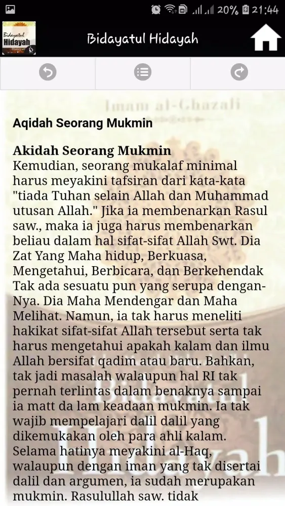 Capturas de pantalla de Bidayatul Hidayah