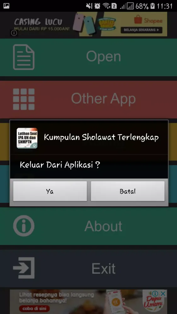 Capturas de pantalla de Latihan Soal IPA UN dan Ujian
