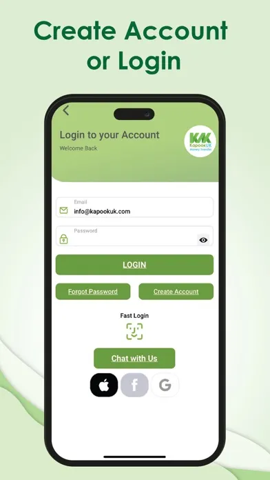 Kapook UK Money Transfer 스크린샷