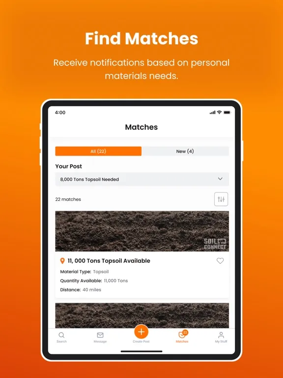 Capturas de tela do Soil Connect Marketplace iPad 