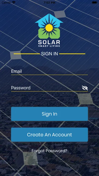 Ảnh chụp màn hình của Solar Smart Living