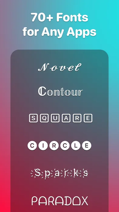 Art Fonts & Keyboards Ekran Görüntüleri