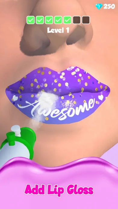 Zrzuty ekranu Lipstick Makeup Game