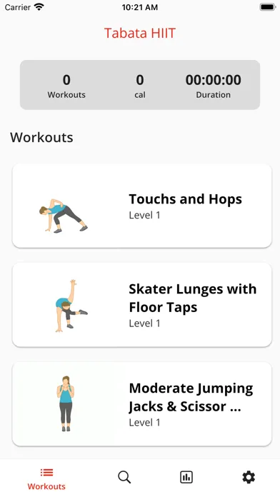 Screenshot di TABATA HIIT from official book