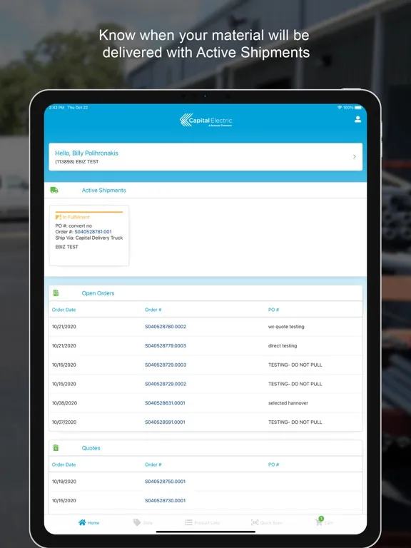 Capital Electric iPad Screenshots
