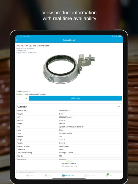 Capital Electric iPad Screenshots