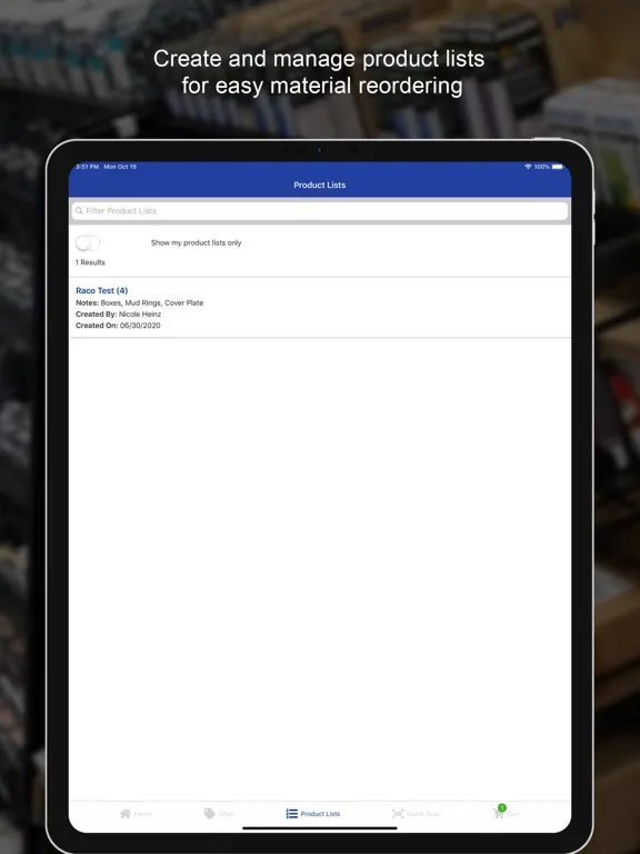 World Electric Supply iPad Screenshots