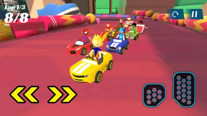 Ảnh chụp màn hình của Super Hero Cars Racing