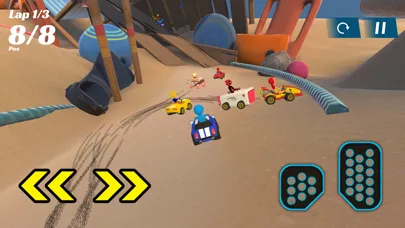 Ảnh chụp màn hình của Super Hero Cars Racing