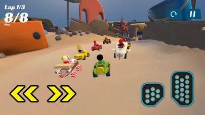 Ảnh chụp màn hình của Super Hero Cars Racing