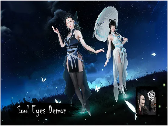Capturas de tela do Soul Eyes Demon Horror Skulls iPad 