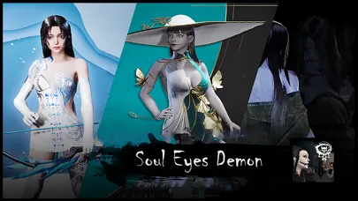 Capturas de tela do Soul Eyes Demon Horror Skulls