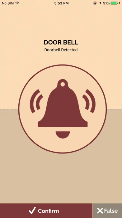 Tangkapan layar Sound Alert.