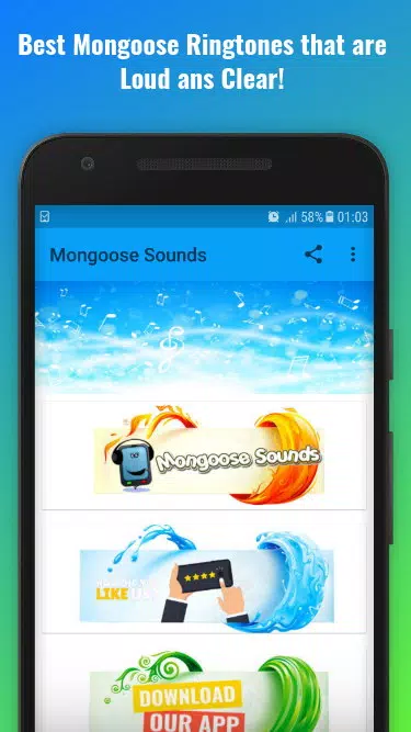 Mongoose Sounds Screenshots