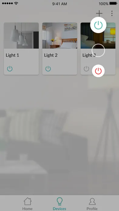 Ảnh chụp màn hình của Illumina by Sharper Image
