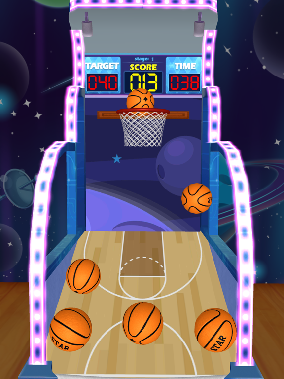 Arcade Space Basketball iPad 应用截图