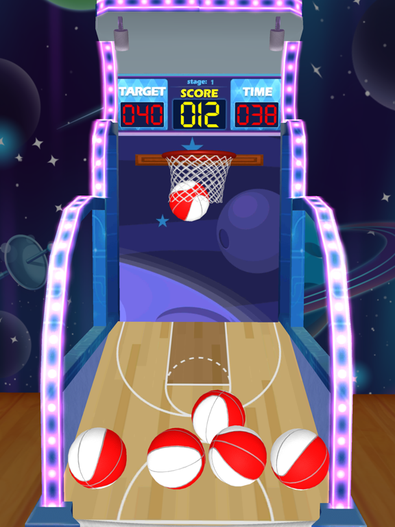 Arcade Space Basketball iPad 应用截图