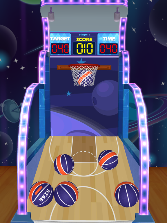 Arcade Space Basketball iPad 应用截图