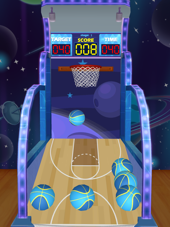 Arcade Space Basketball iPad 应用截图