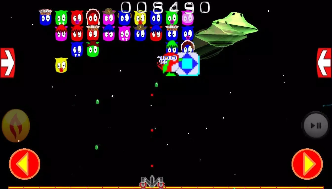 Tangkapan skrin Space Space Invaders