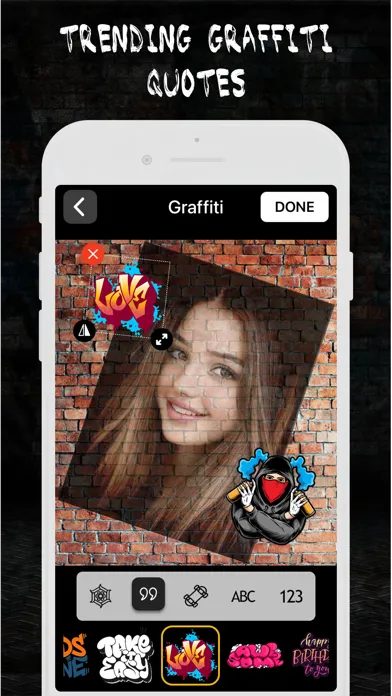 Ảnh chụp màn hình của Graffiti Creator: Draw Text