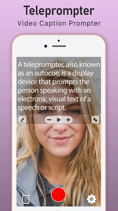 Teleprompter for Video Script Screenshots