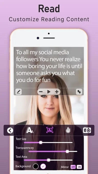 Teleprompter for Video Script Screenshots