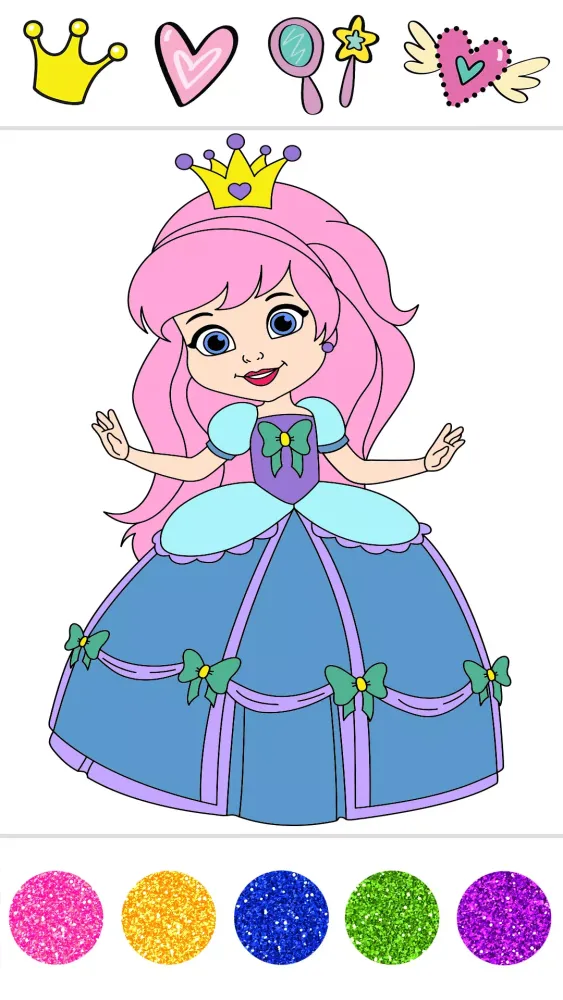Princess Coloring Screenshots