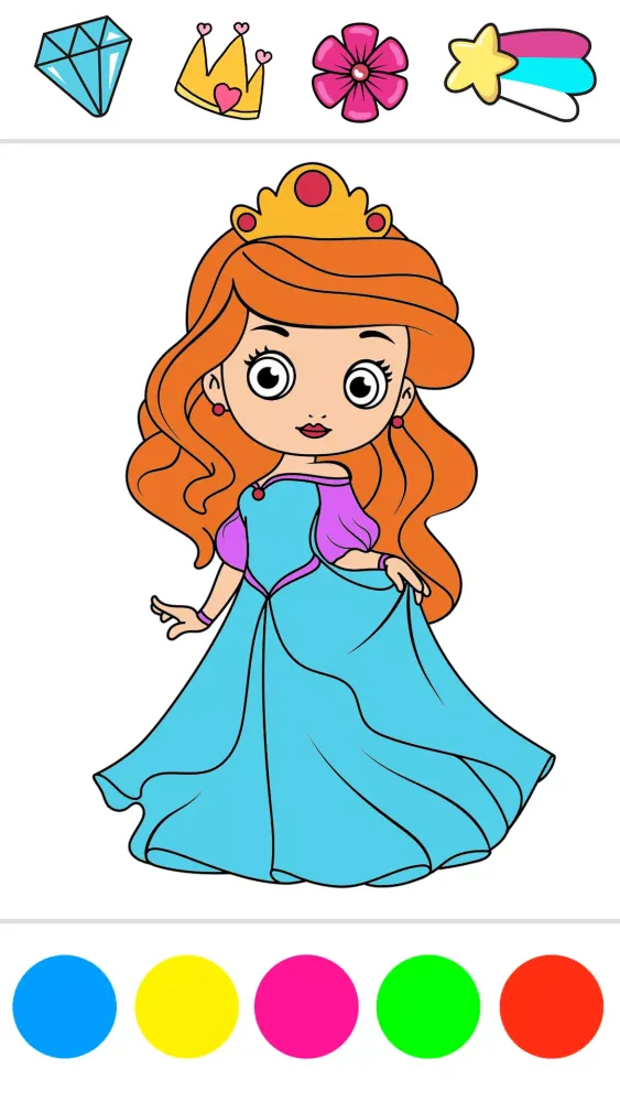 Princess Coloring Screenshots