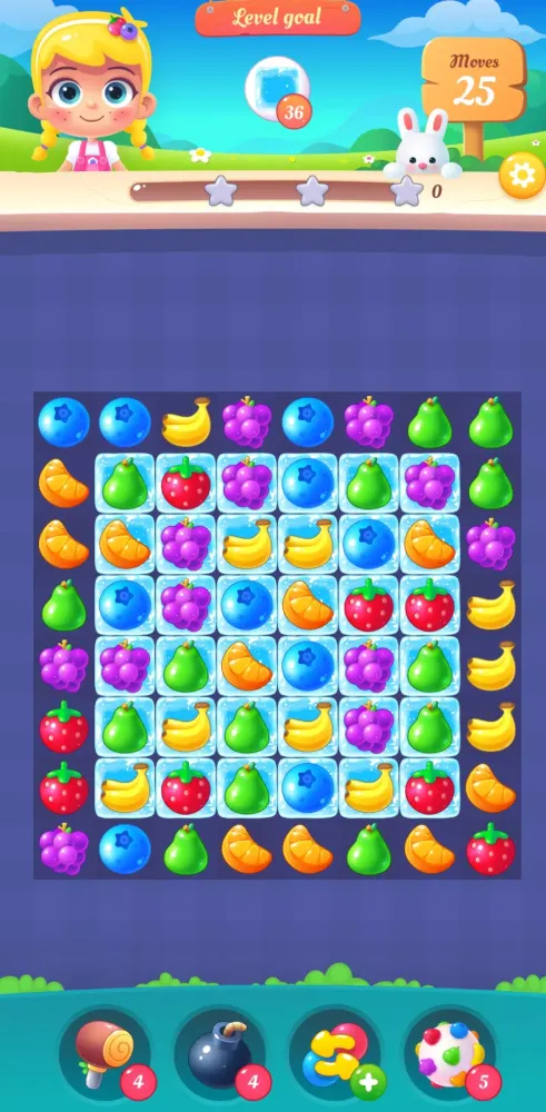 Ảnh chụp màn hình của Fruit Swipe Match