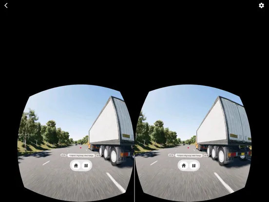 ภาพหน้าจอของ TfNSW VR iPad 