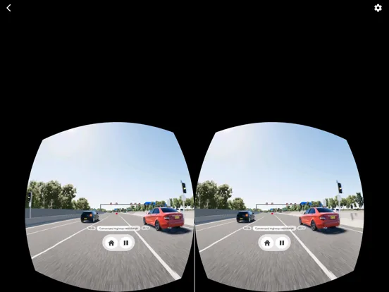 ภาพหน้าจอของ TfNSW VR iPad 