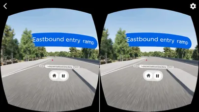 ภาพหน้าจอของ TfNSW VR