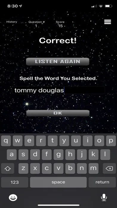 History - Comet Spelling应用截图