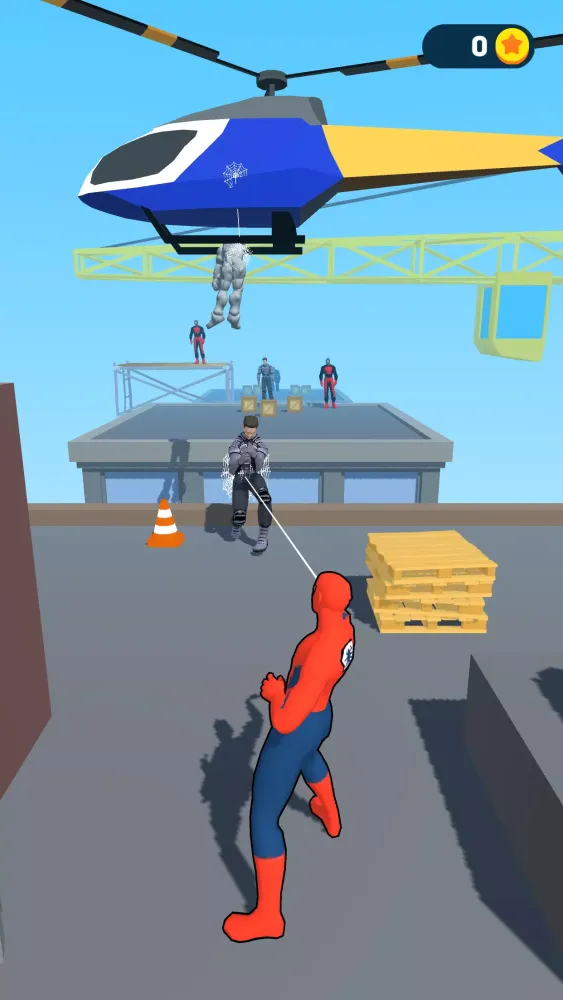 Web Shot: Rope swing hero game Screenshots