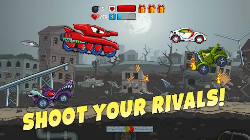 Tangkapan layar Car Eats Car - Apocalypse Race