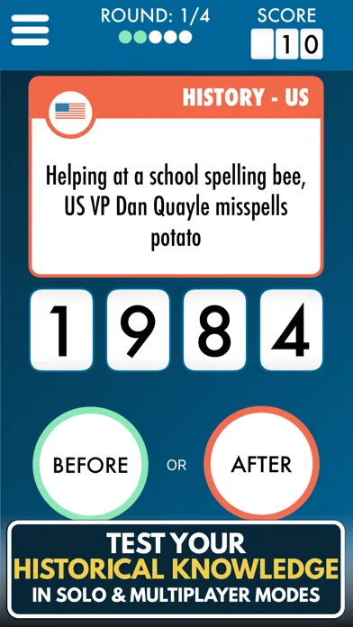 Capturas de pantalla de Eventology - History Trivia