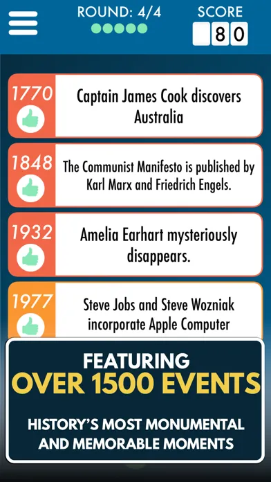 Capturas de pantalla de Eventology - History Trivia