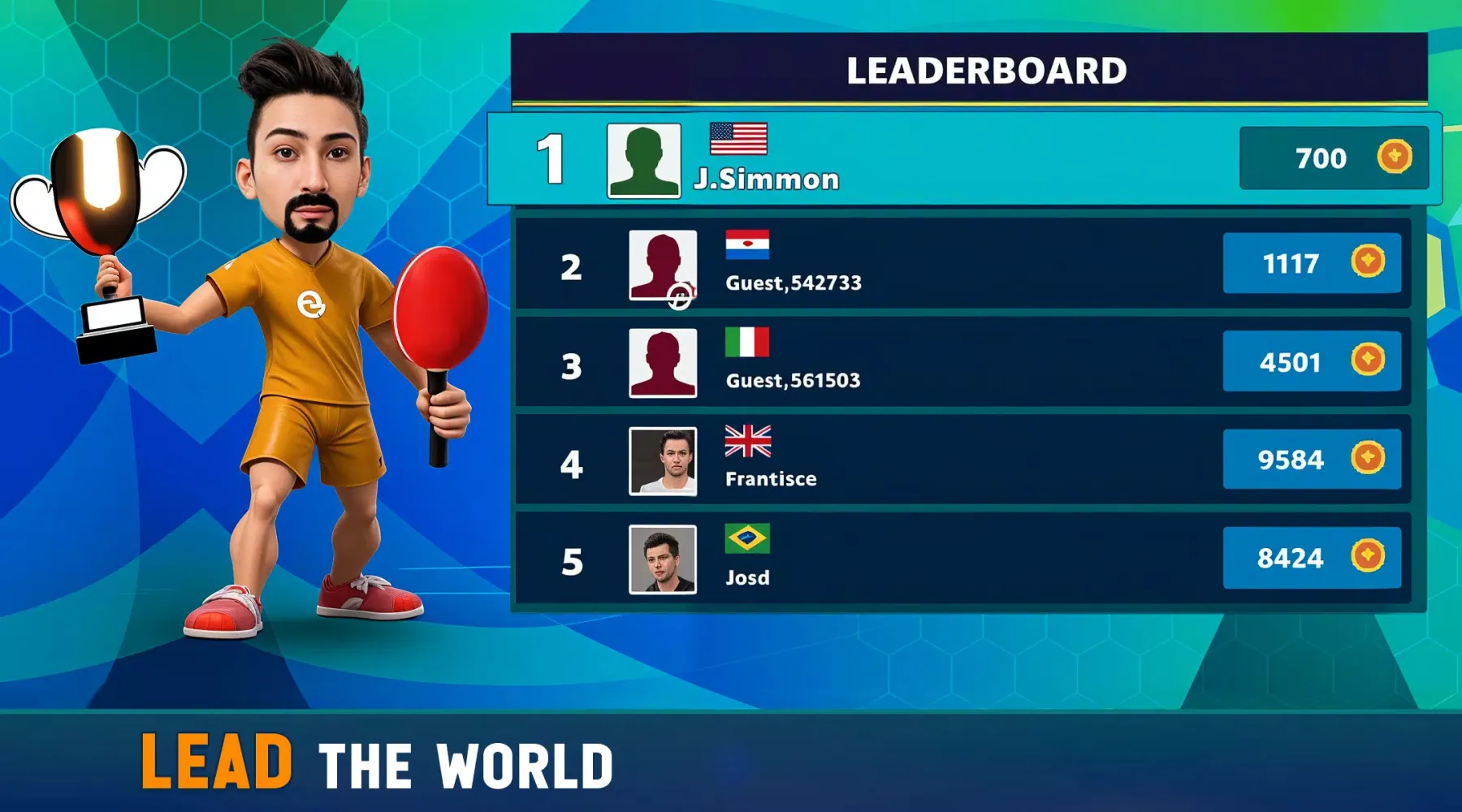 Ping Pong : Table Tennis Screenshots