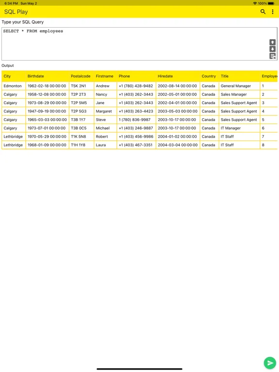 SQL Play iPad  স্ক্রিনশট